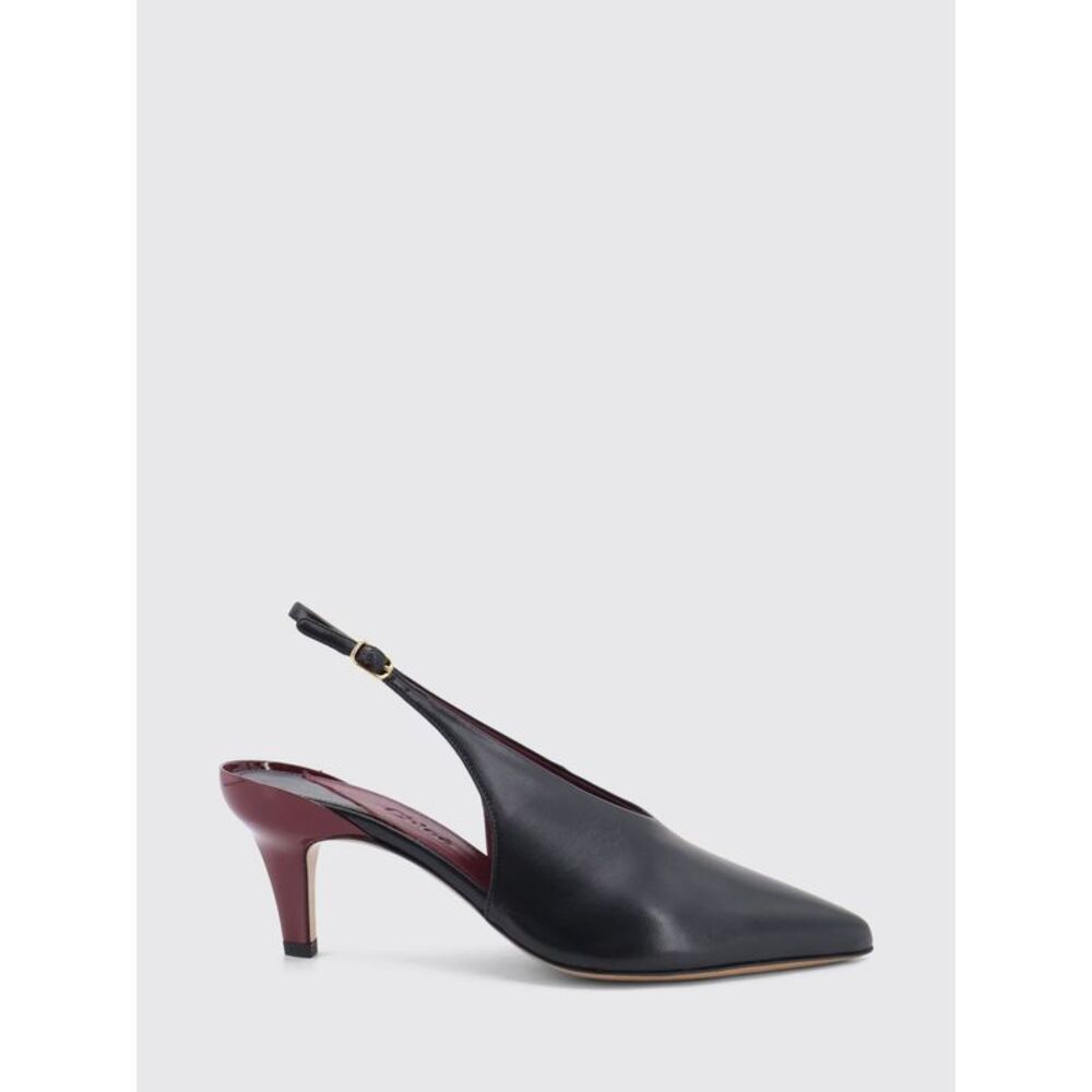 Chloe Women Chloe Suzie Leather Slingback Pumps With Mid Heel And Almond Toe